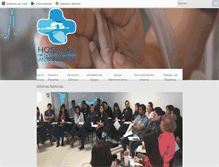 Tablet Screenshot of hospitalantofagasta.gob.cl
